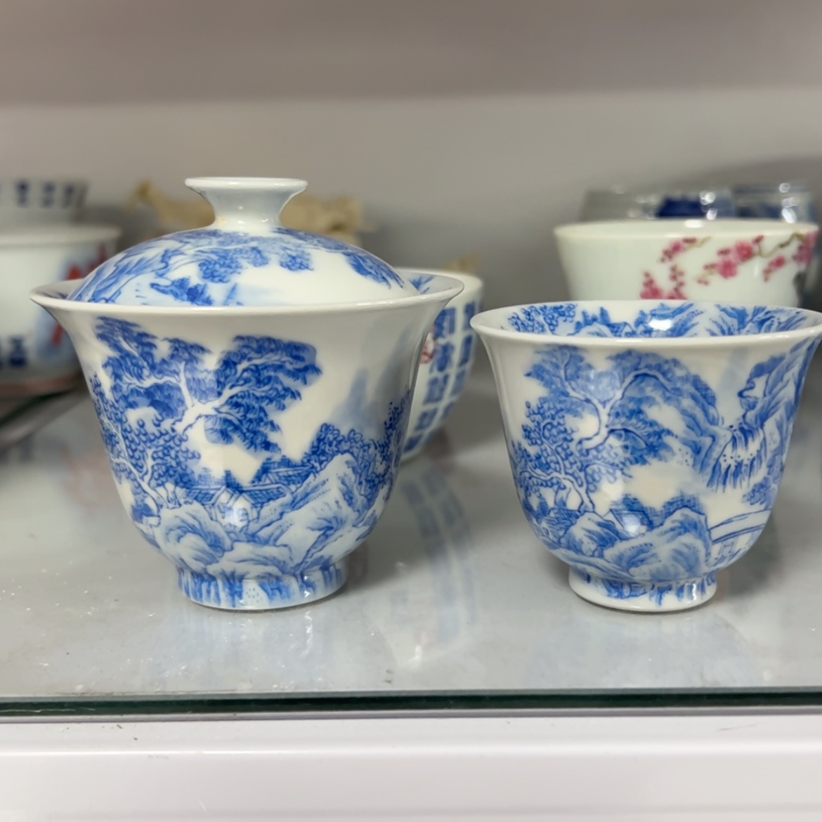 【闪购商品】其他杯加盖碗山水套组