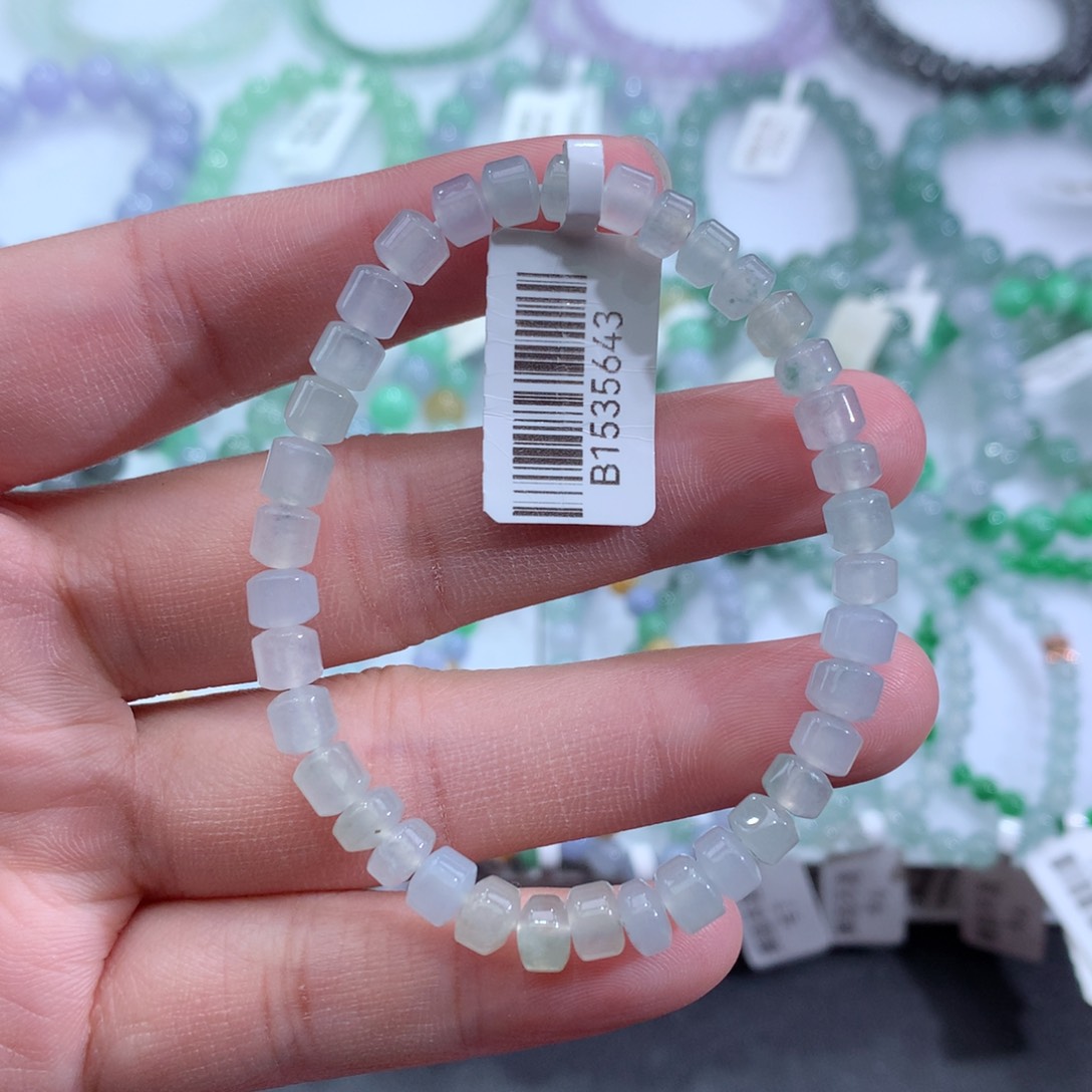 翡翠手链未镶嵌天然