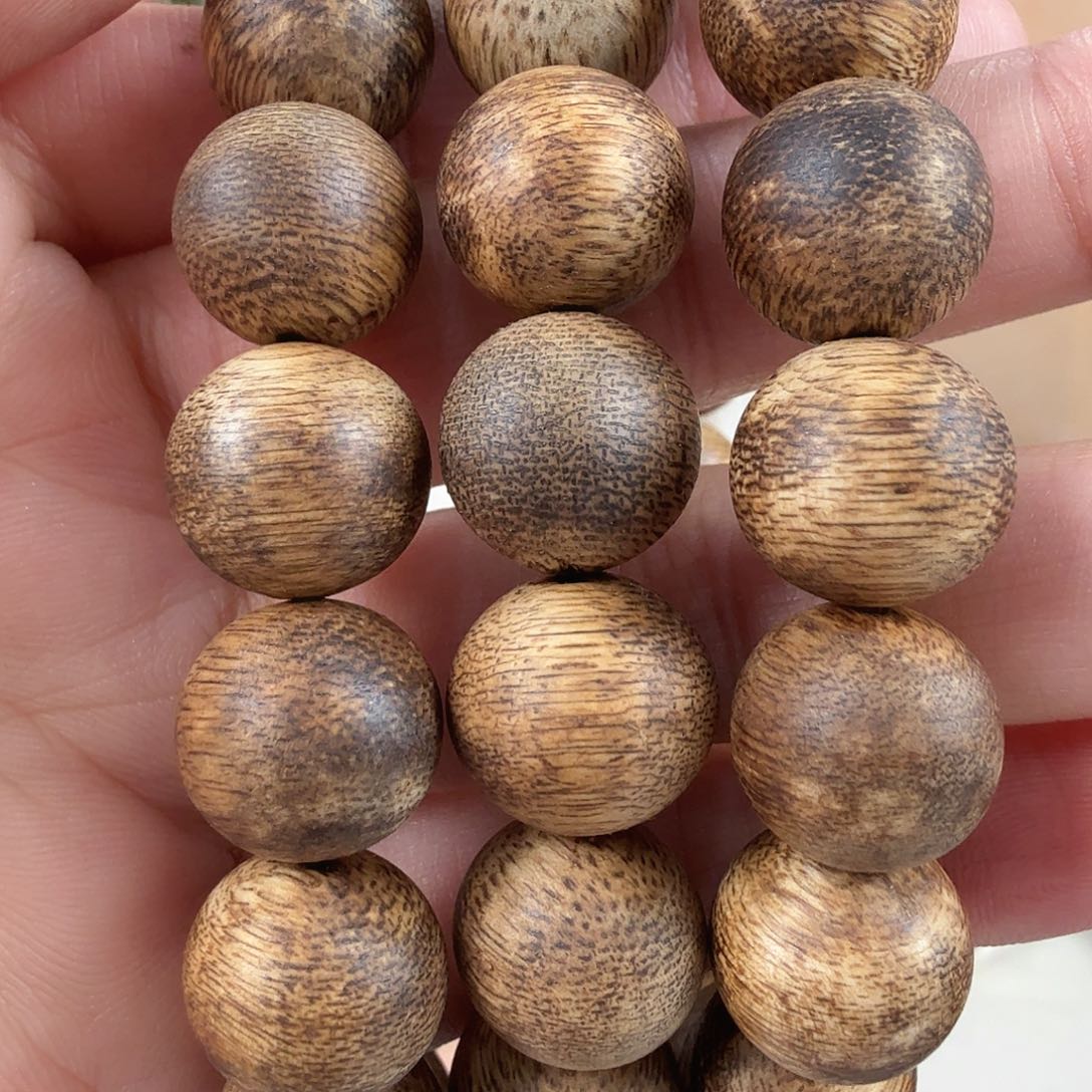 沉香沉香碎屑046沉香圆珠单圈卡1.2多样性发其一