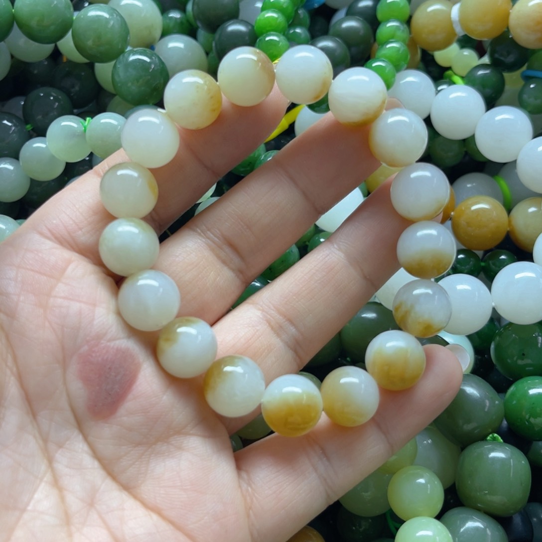 和田玉手链未镶嵌