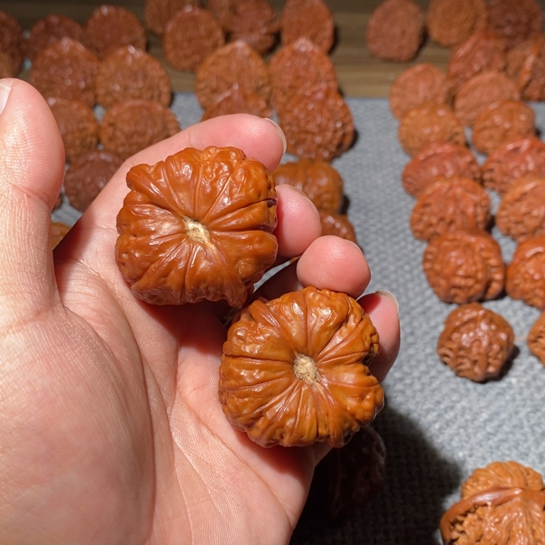 把件文玩核桃41.43.南瓜墩