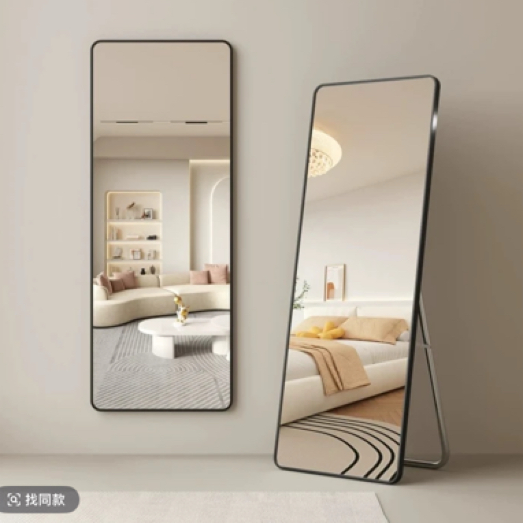 居家百货全身试衣镜卧室化妆尺寸40×1米