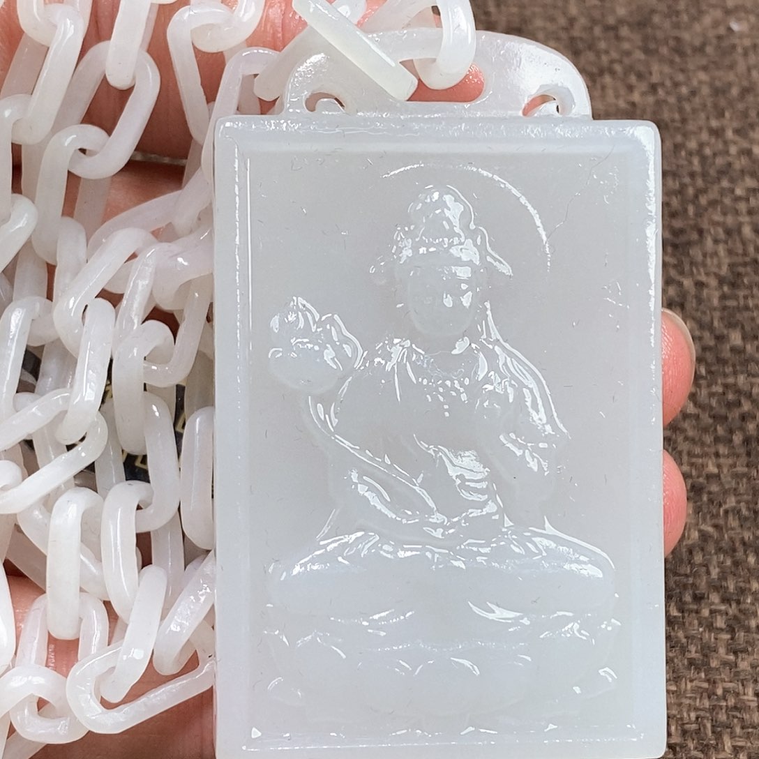 和田玉挂件未镶嵌