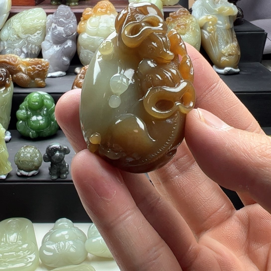 和田玉挂件未镶嵌执*