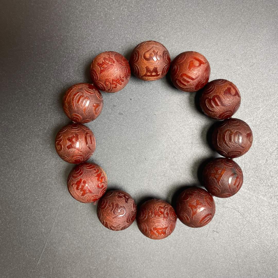 小叶紫檀单圈手串涵哲堂高端精选SC272