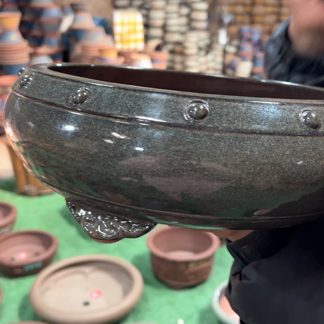 紫砂花盆紫砂花盆