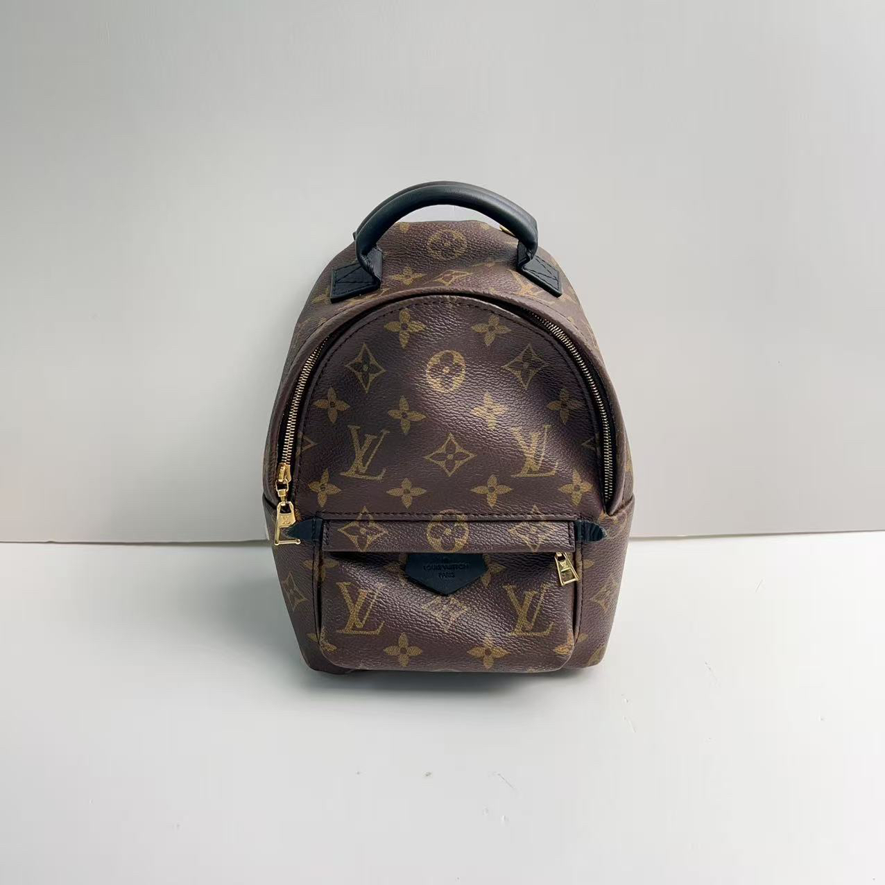 95新 LouisVuitton/路易威登 路易威登老花双肩包mini款