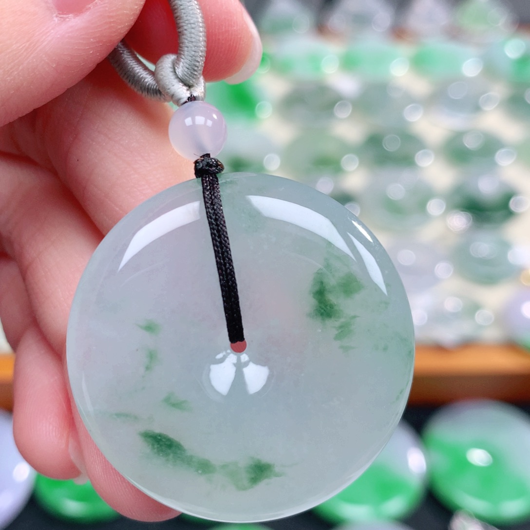 翡翠未镶嵌颈饰35.5-6.0