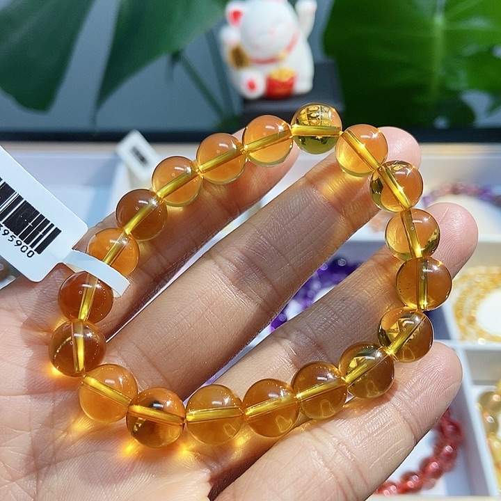 水晶手链未镶嵌黄水晶