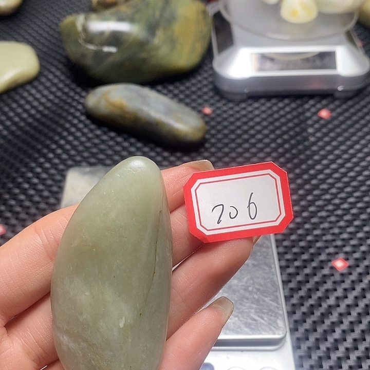 和田玉未镶嵌挂件206