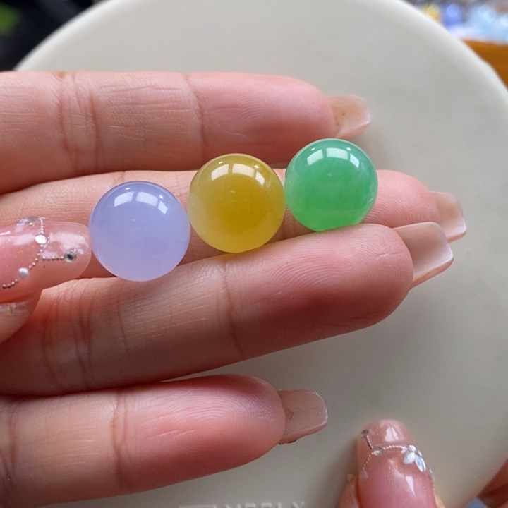 翡翠吊坠(不含链)未镶嵌翡翠福禄寿珠