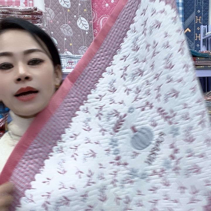 棉粉色小南瓜棉柔