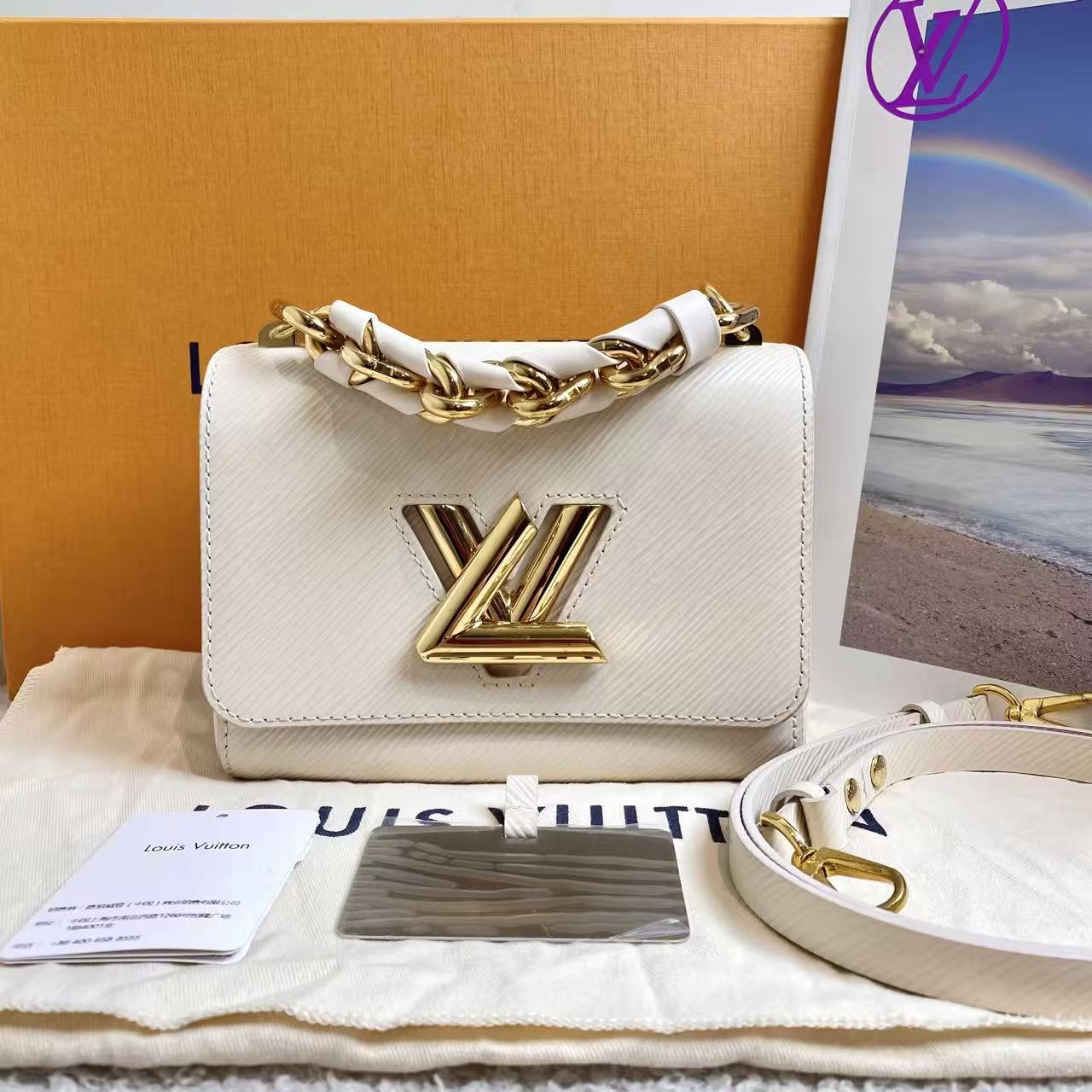 99新 LouisVuitton/路易威登 白水波纹twist / 59394600/代卖服务