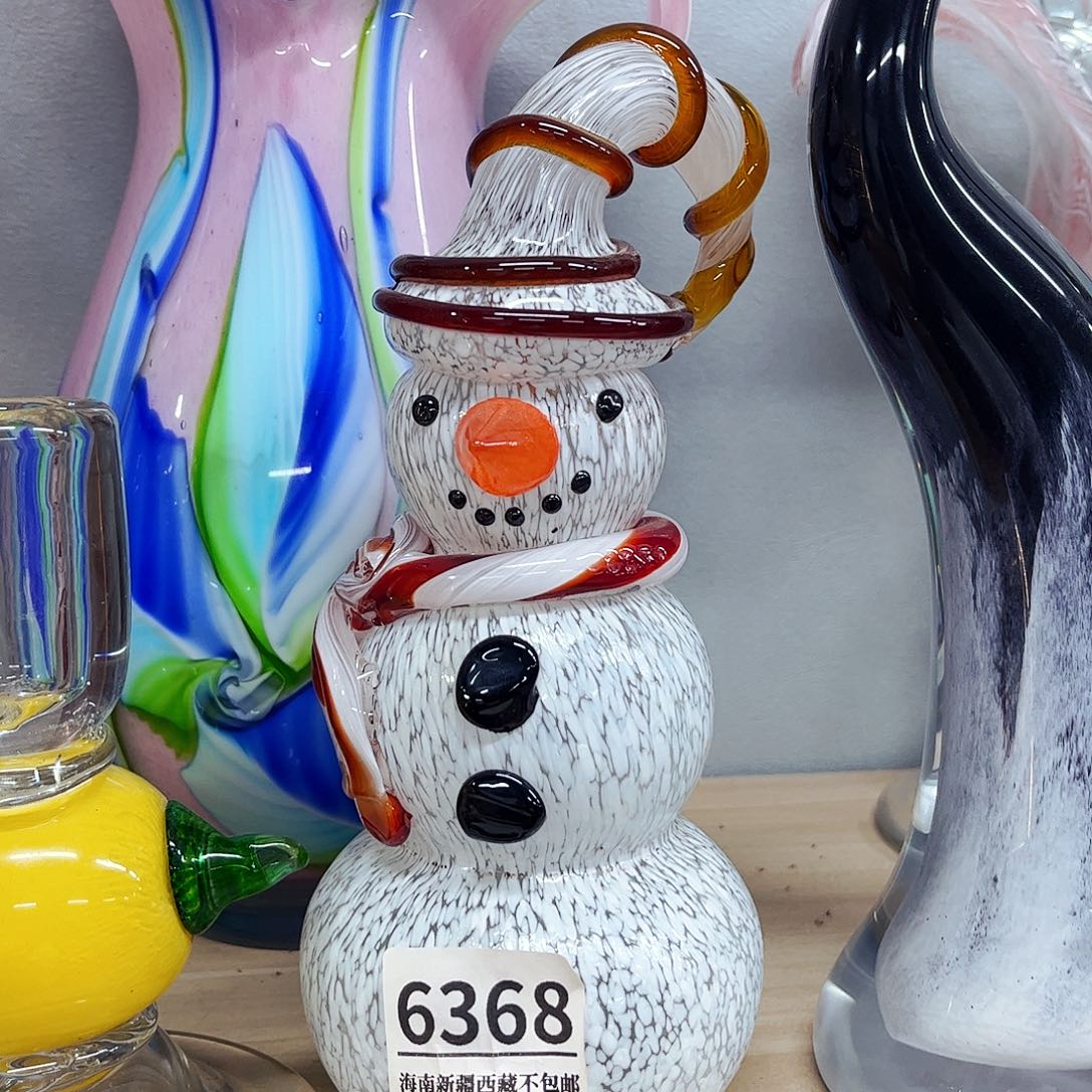 雪人6368 家悦美居琉璃花瓶