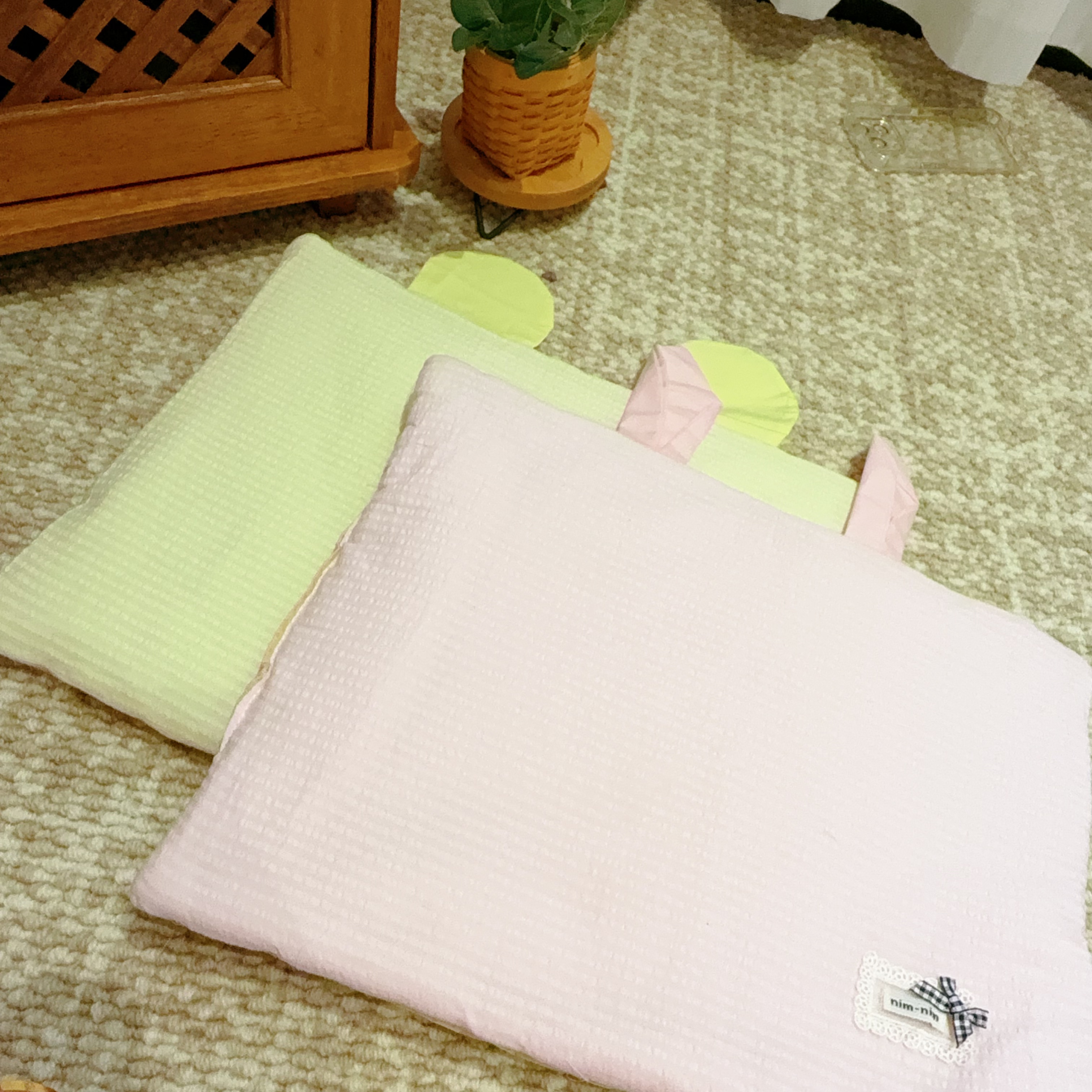 夏季韩版耳朵垫子狗狗猫猫宠物垫马尔济斯约克夏