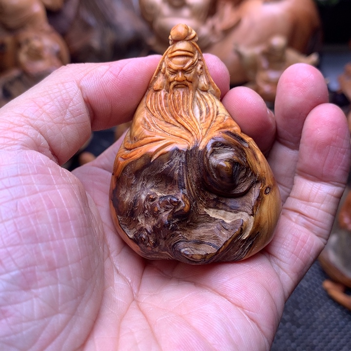 柏木（崖柏）崖柏陈化料手把件