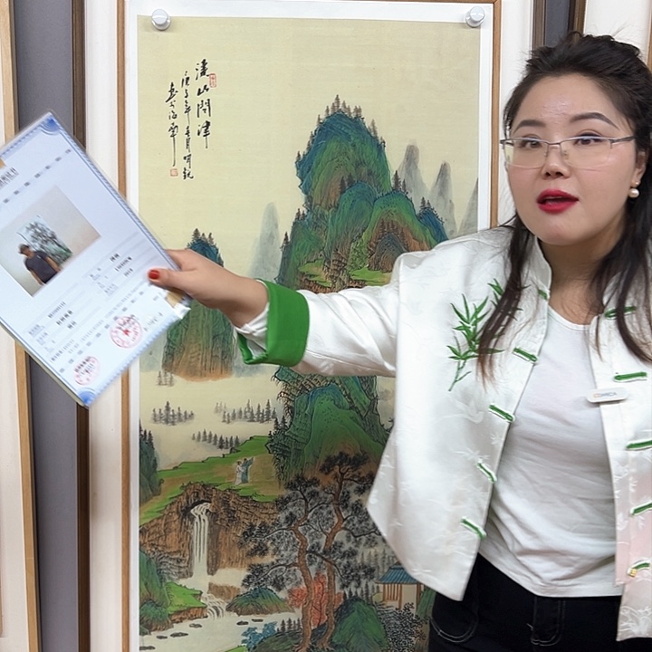 国画中美老师纯手绘作品