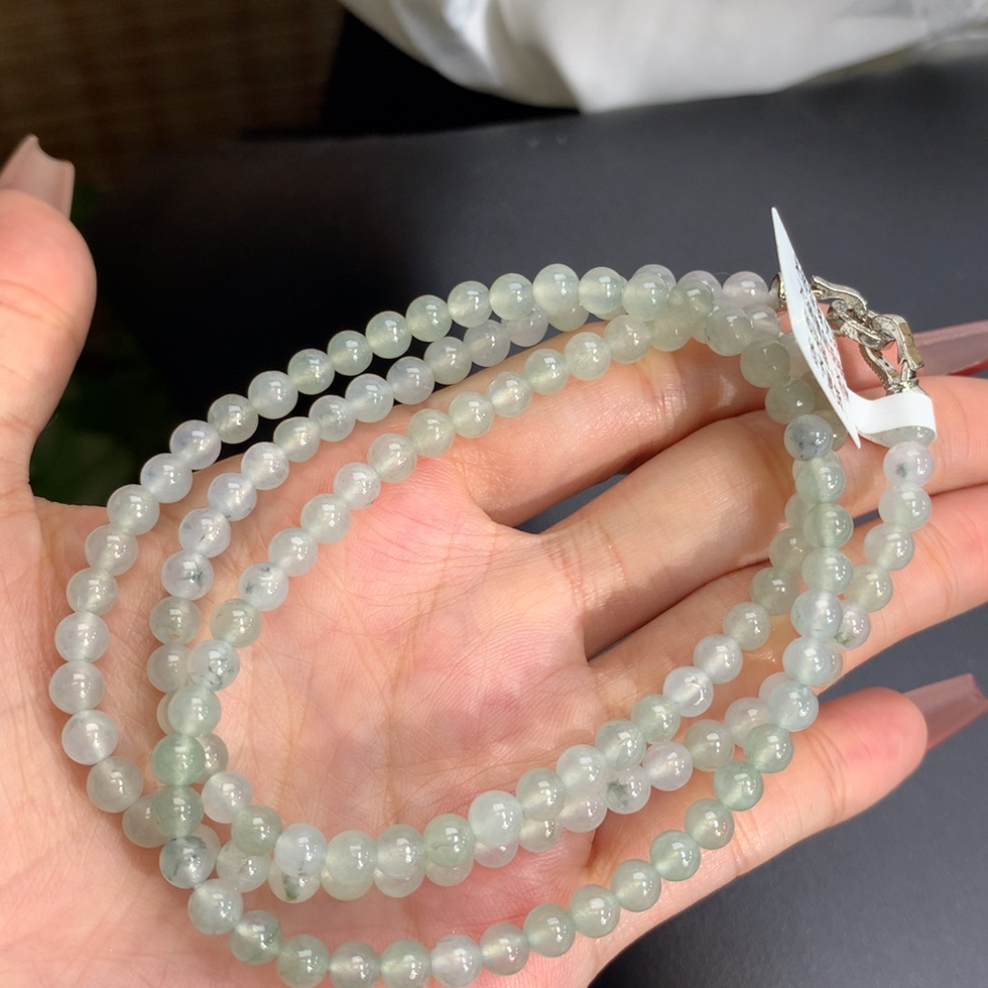 翡翠手链未镶嵌卡5晴珠链