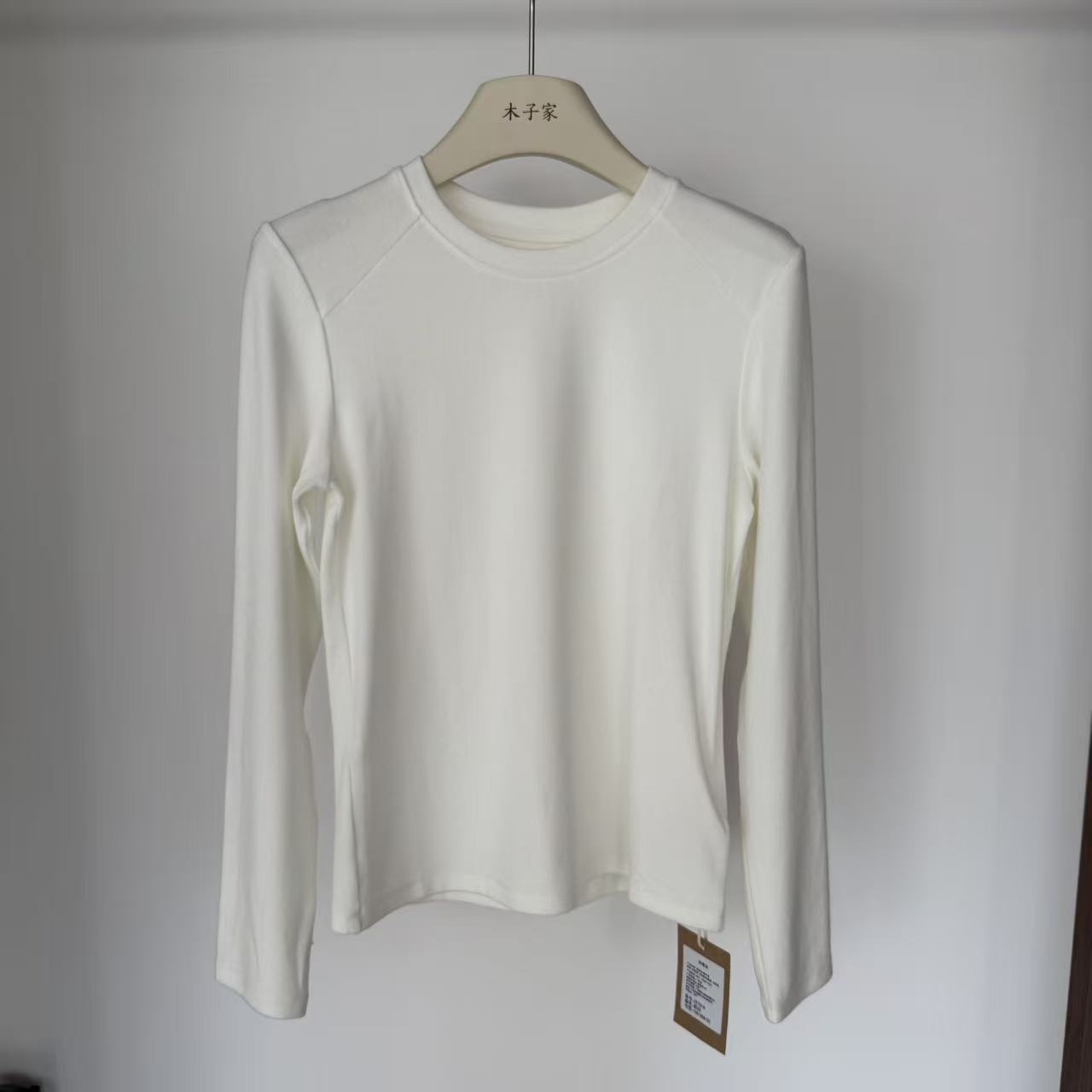 秋冬小个子定制圆领休闲T恤打底