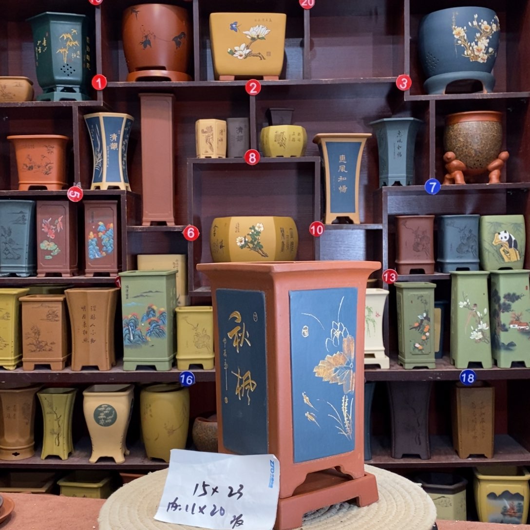 紫砂花盆紫砂艺术