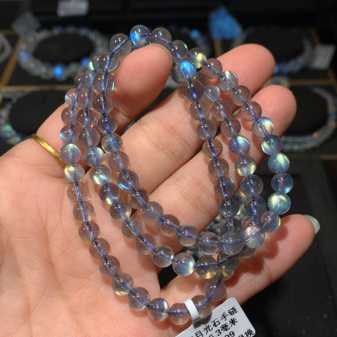 拉长石手链6未镶嵌