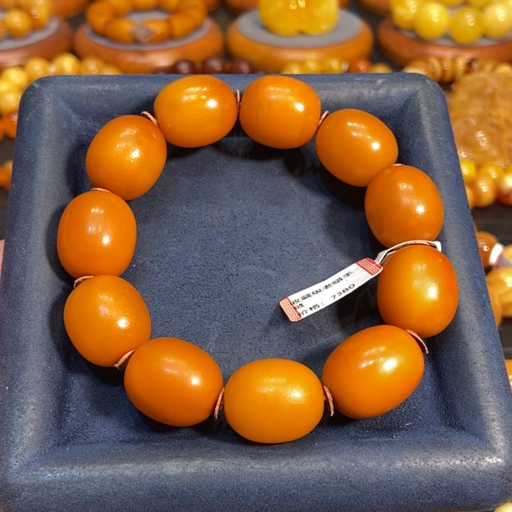 蜜蜡手链未镶嵌蜜蜡