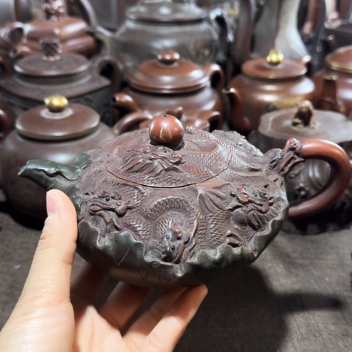 泥塑小*紫砂壶茶具壶