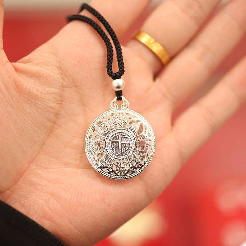 9999圆形福字时尚配件S50