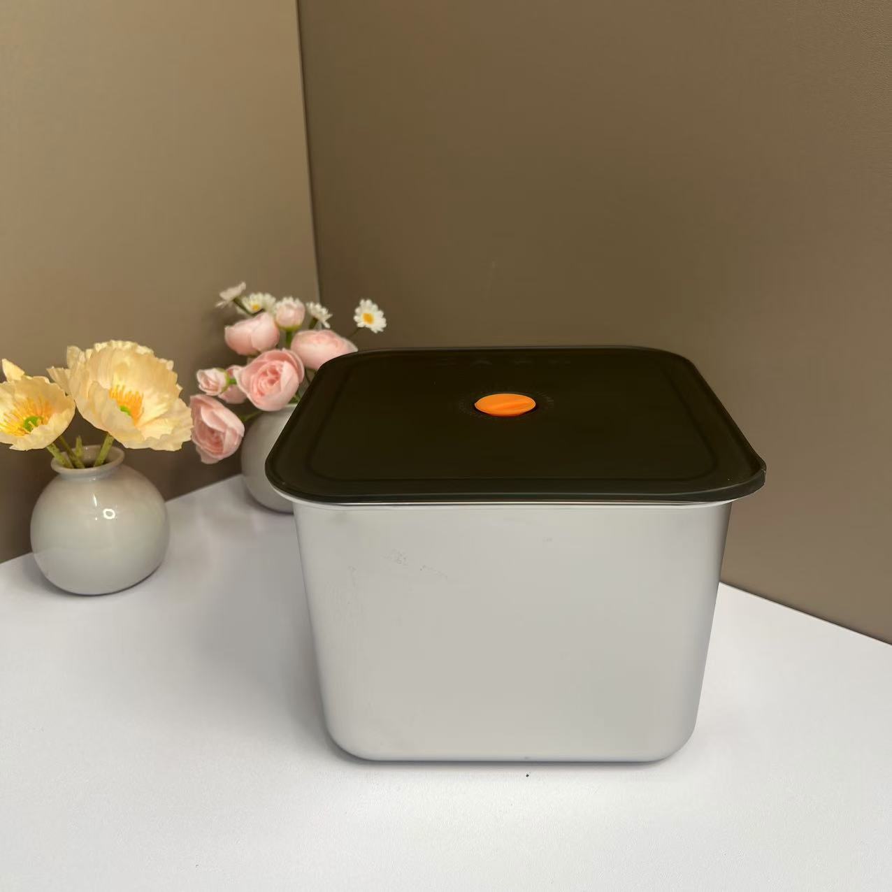 【微波炉专用】3000ml正方形保鲜盒高档创意礼盒【汤姆粉丝专属】