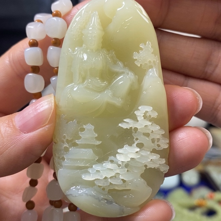 和田玉挂件未镶嵌用****3