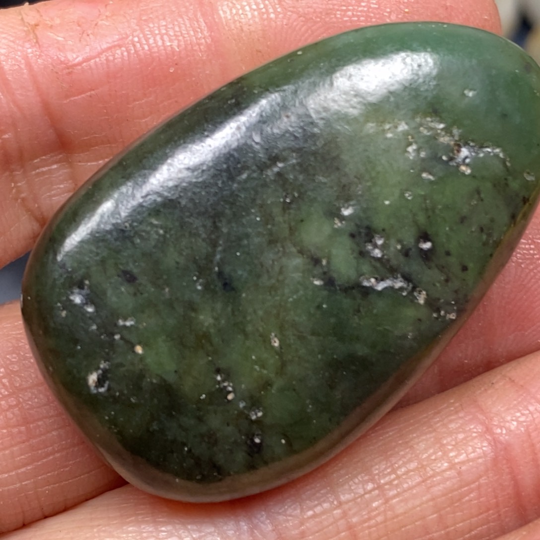 和田玉挂件足银镶嵌