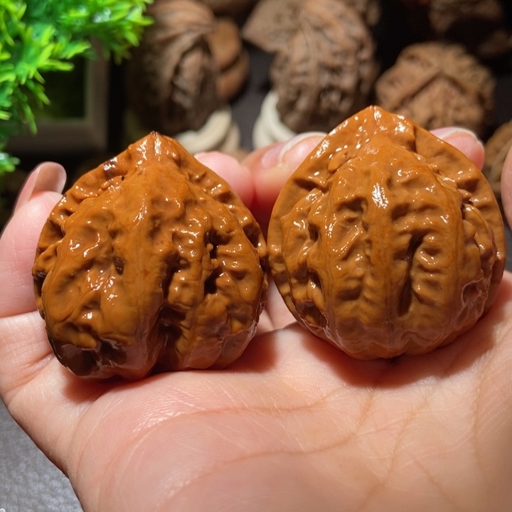 把件文玩核桃东北楸子小雪102