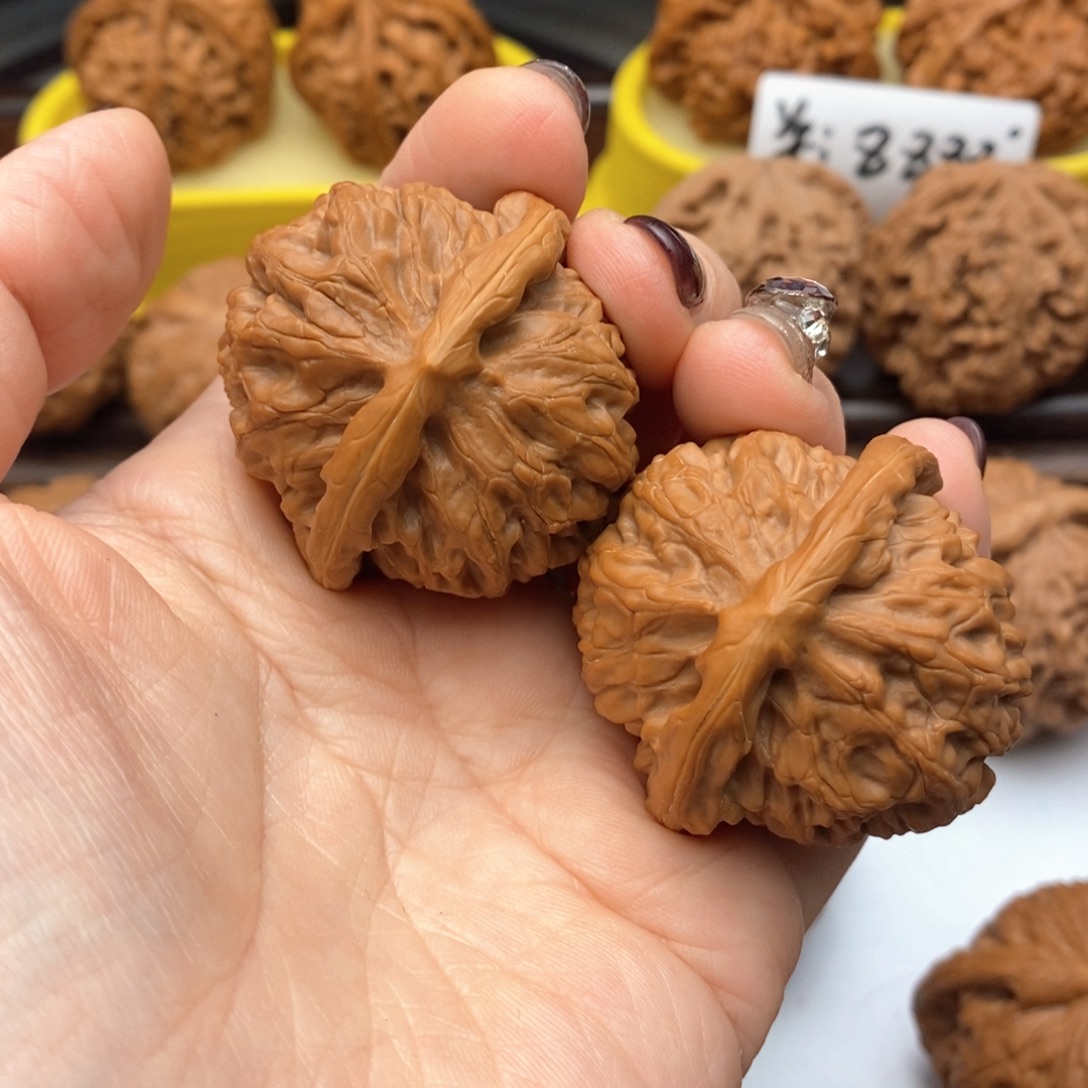 把件文玩核桃393号41金麒麟