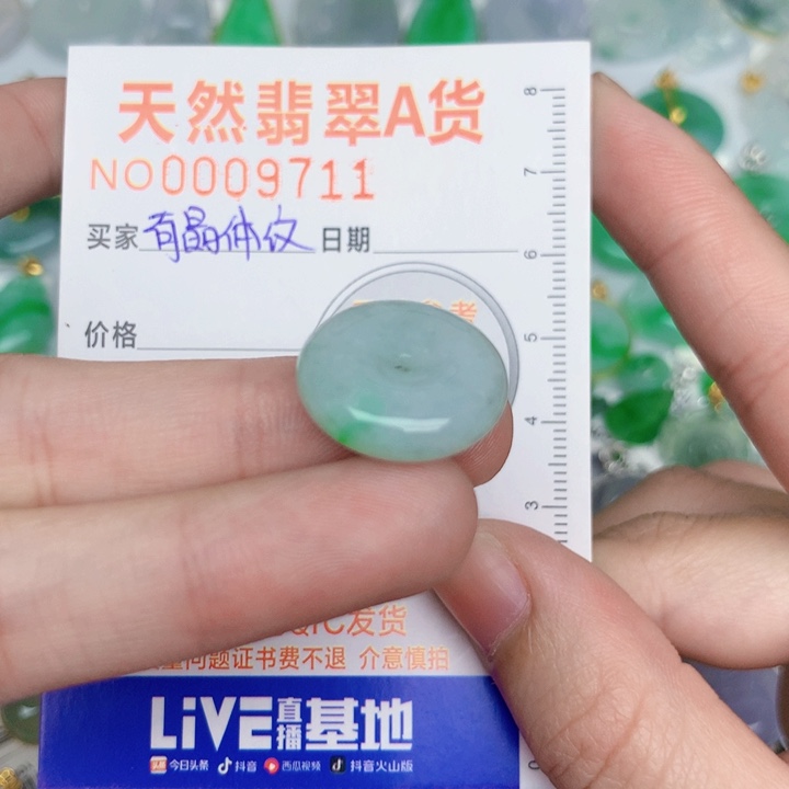 翡翠未镶嵌颈饰扣