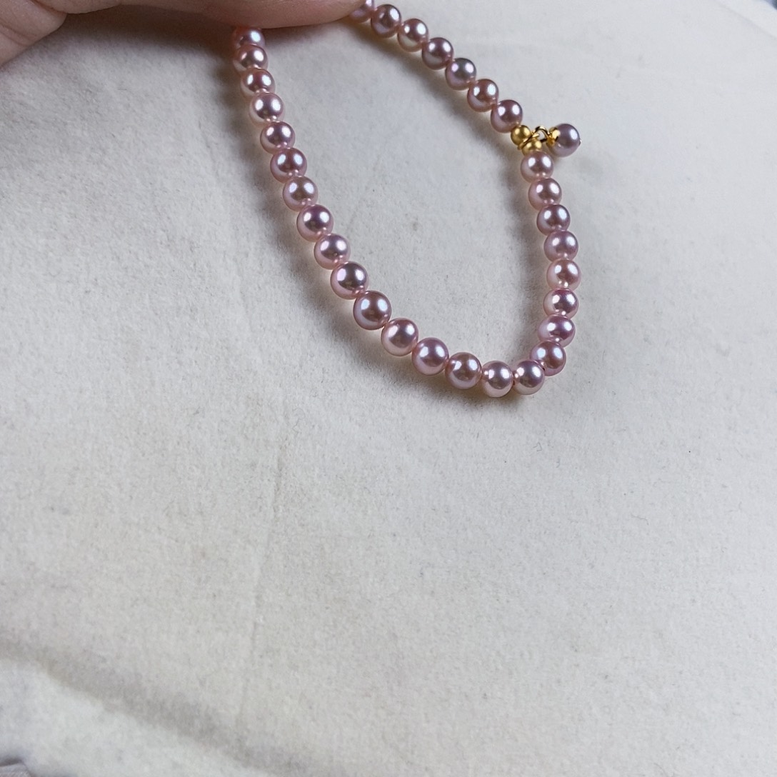 淡水珍珠手绳银S925镶嵌