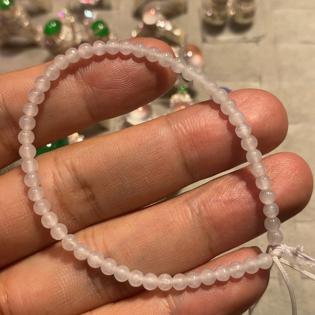 定制翡翠未镶嵌冰种3.6mm