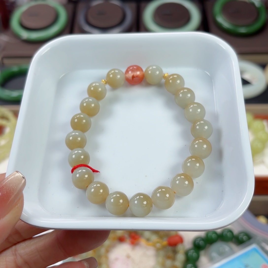 和田玉手链未镶嵌