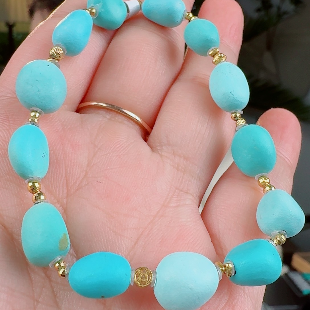 绿松石珠宝奇石未镶嵌