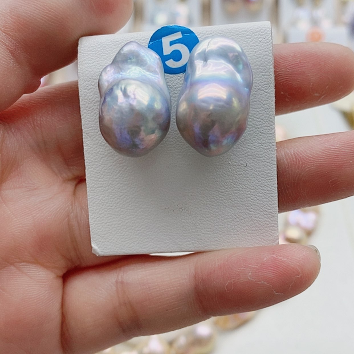 【闪购商品】淡水珍珠耳饰银S925镶嵌