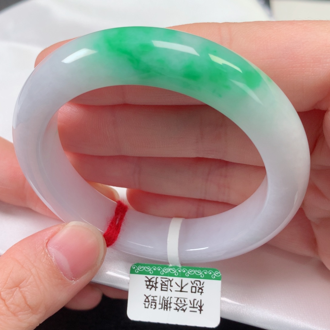 未镶嵌手镯翡翠缅甸天然翡翠手镯52