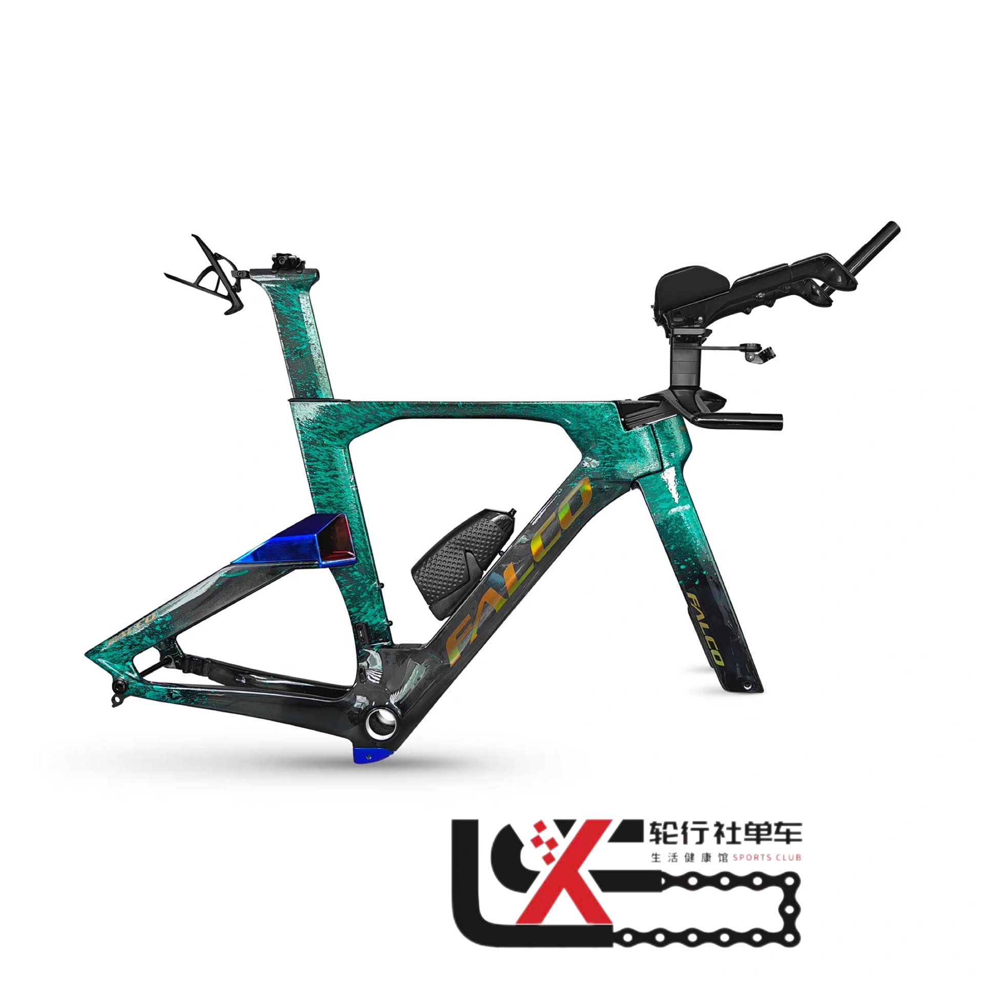 FALCO三火新TT车架T918搭配人体工学车把T47螺纹五通可拆卸整流罩