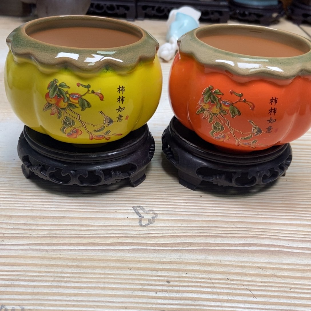 瓷片陶瓷花盆陶瓷艺术