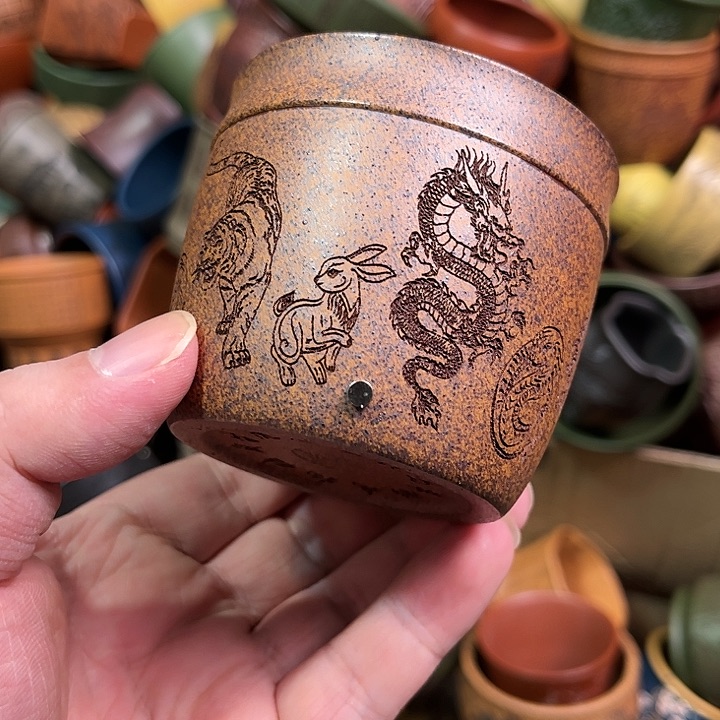 紫砂茶杯全手工紫砂主人杯