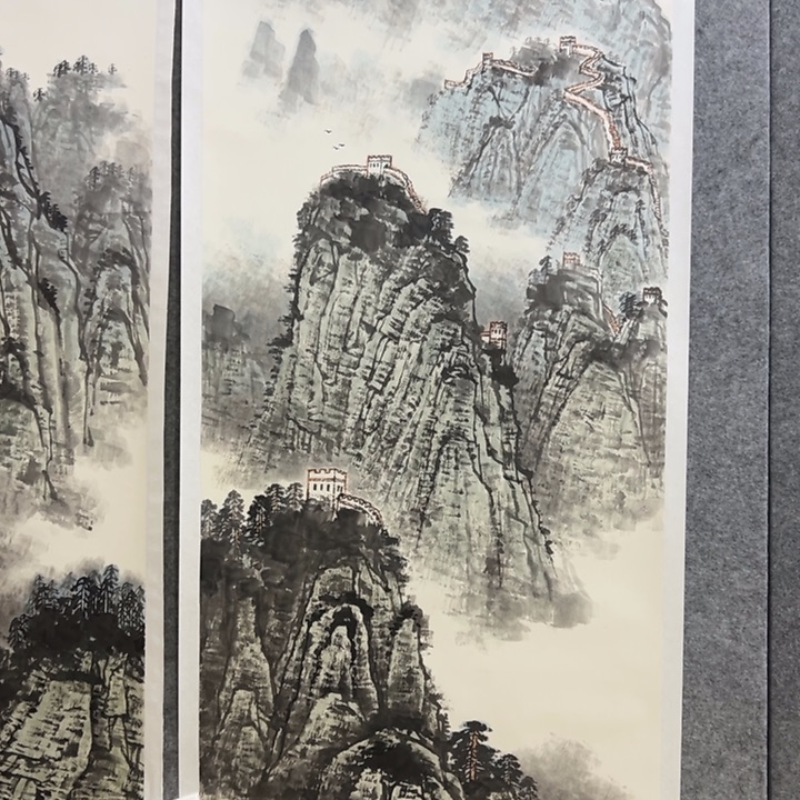 国画张志恒四尺山水