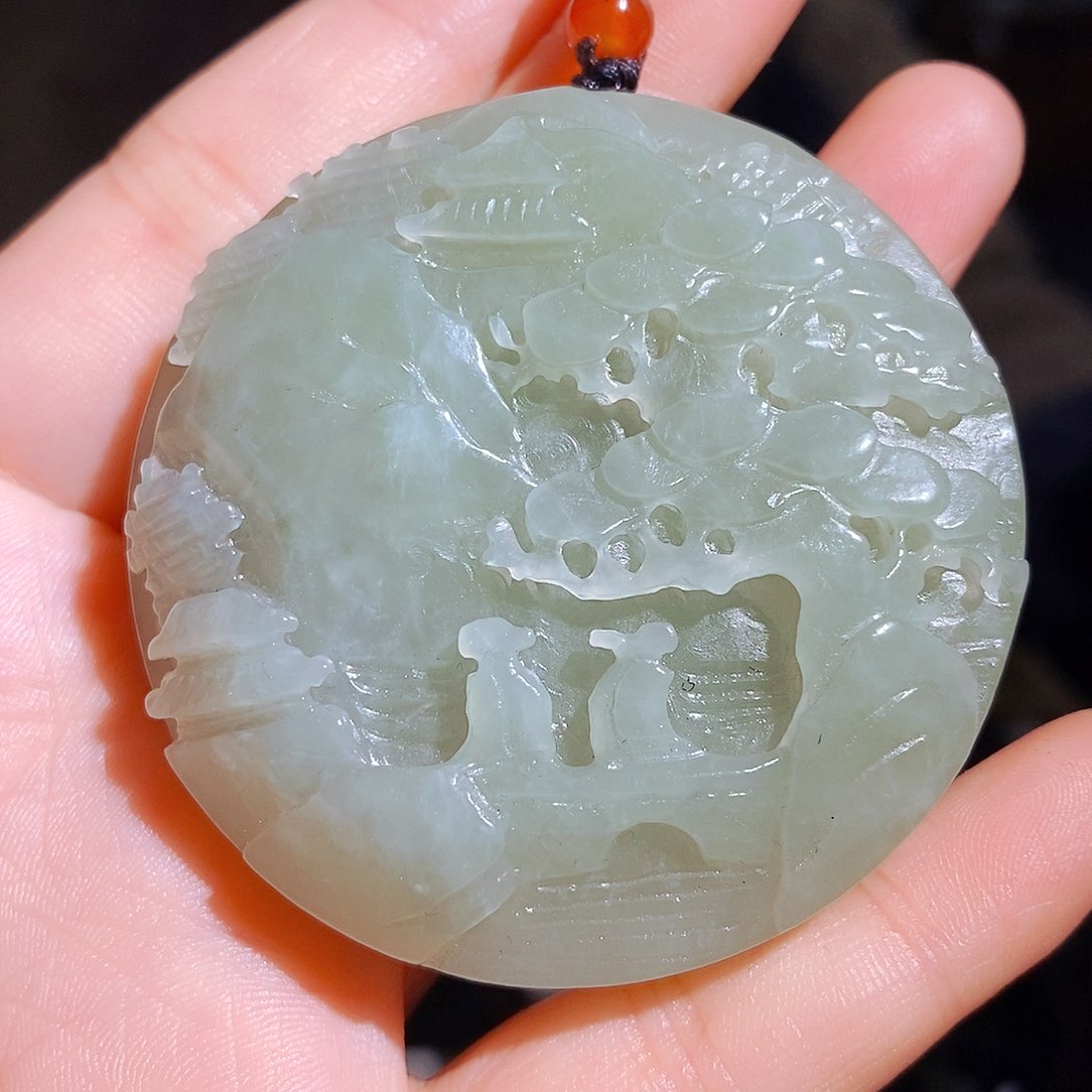 和田玉颈饰未镶嵌