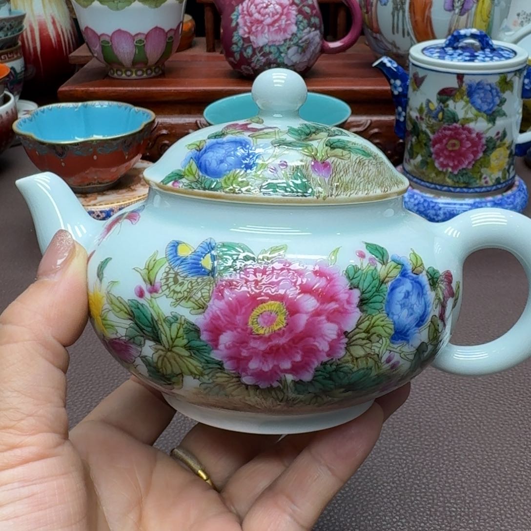 瓷片景德镇仿古手工制作精品展示