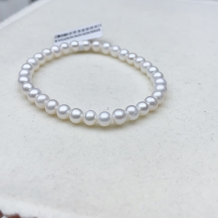 淡水珍珠手绳未镶嵌5.5冷白