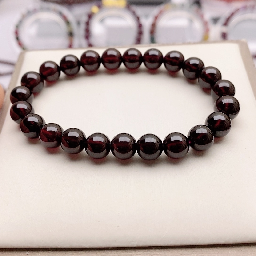 【闪购商品】石榴石手链未镶嵌8.0