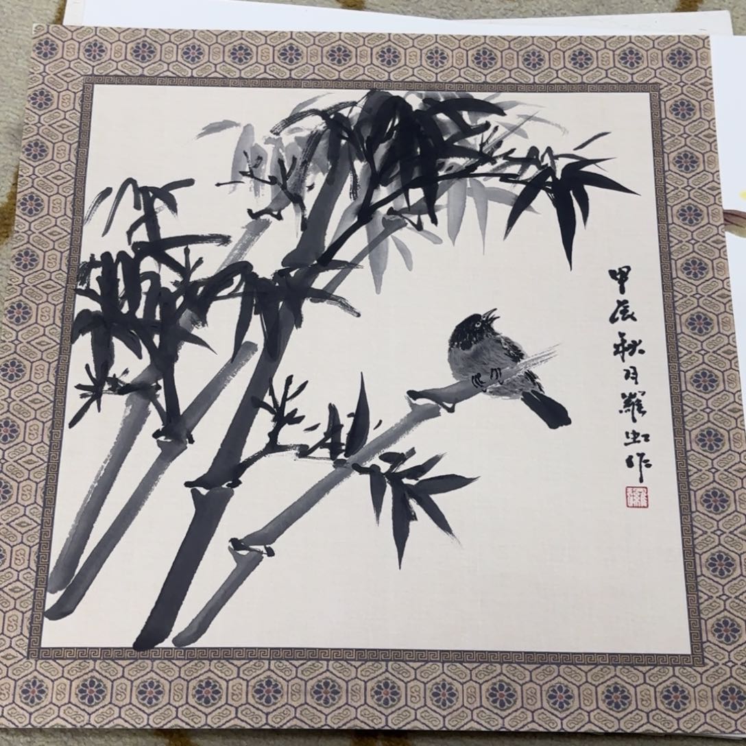 国画38-38卡纸作品艺
