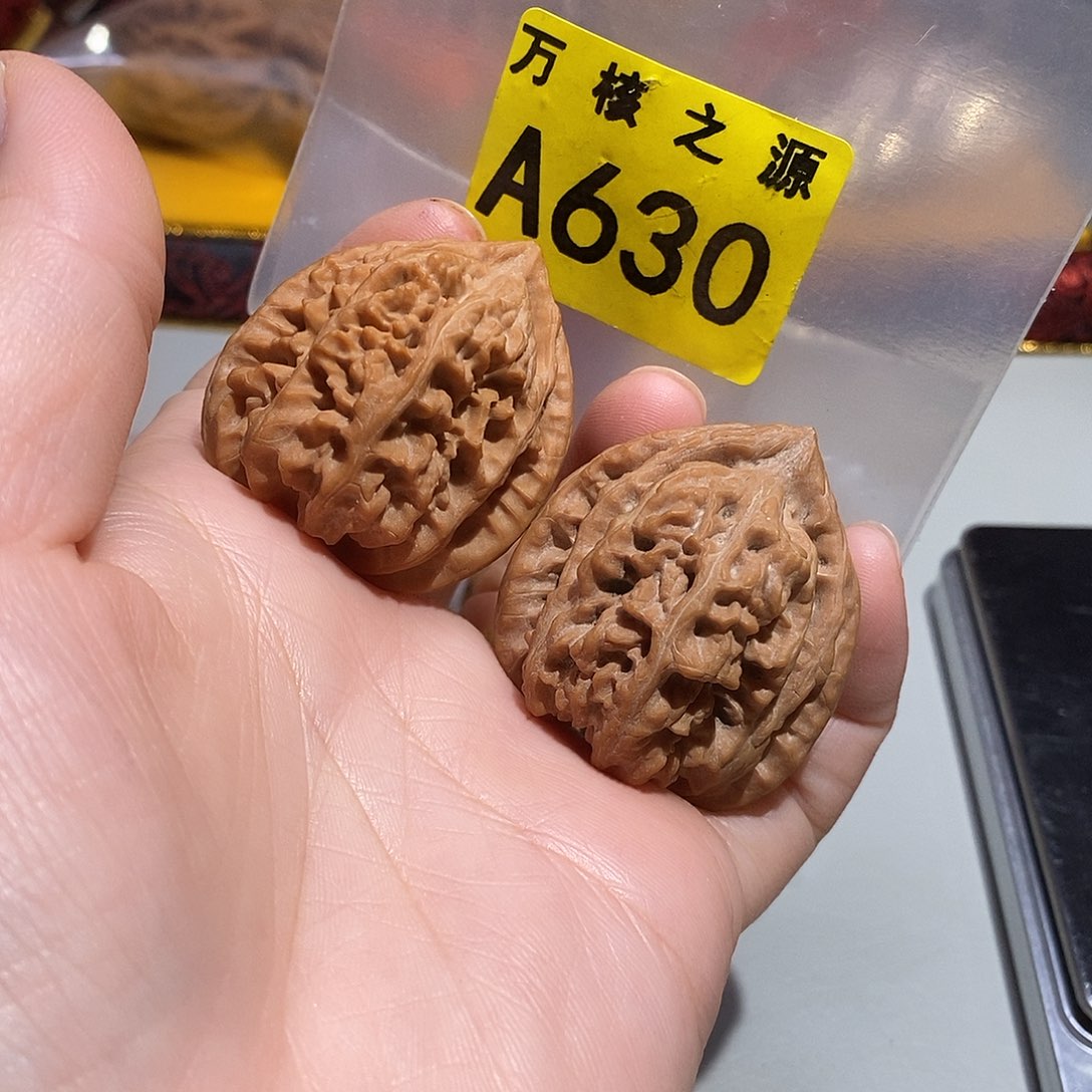 吊坠文玩核桃36.5全品三羊谷……